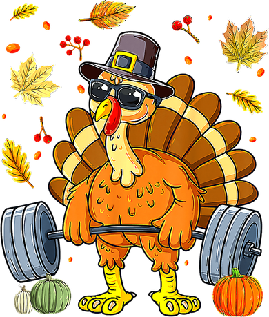 Turkey Deadlift Fitness Weightlifting Thanksgiving Day 11oz C Handle Ceramic Mug