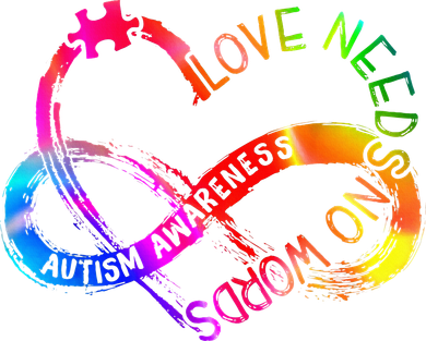 Tie Dye Infinity Heart Love Autism Awareness Needs No Words Kids Hoodie
