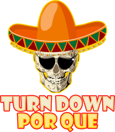Sombrero Skull Turn Down Por Que Cinco De Mayo Tote Bag