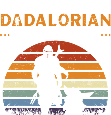 The Dadalorian This Is The Way Vintage Style Gift Ceramic Ornament
