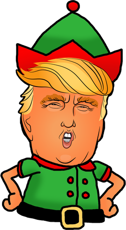 Donald Trump Christmas Elf Sweatshirt