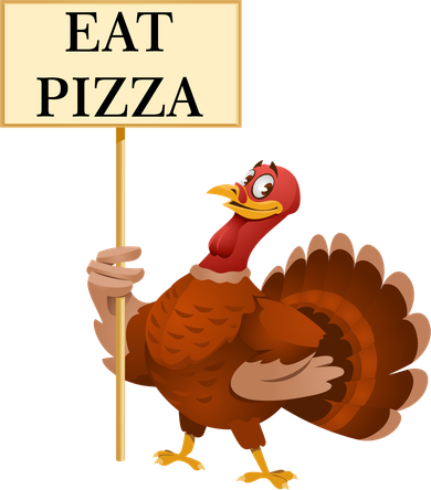 Eat Pizza Not Turkey Coffee Mug