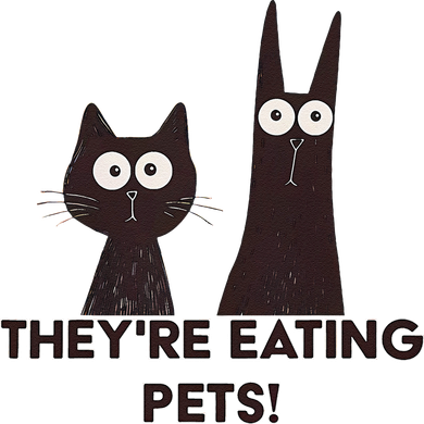 TheyRe Eating Pets 2024 Humor Cat Dog Funny Gift Hat