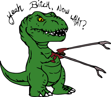 TRex Evolved T Rex With Grabbers Pajama Set