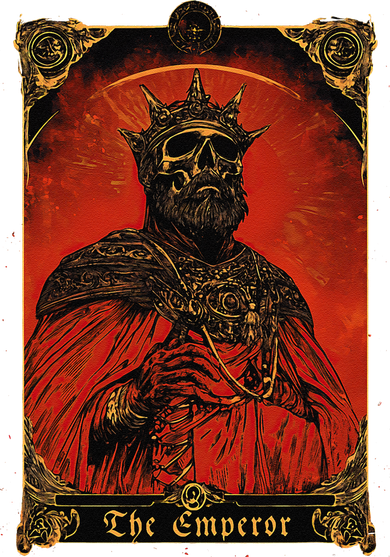 The Emperor Tarot Card Vintage Design Sweatshirt