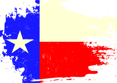 Grunge Texas Flag Women's Long Sleeve Shirt