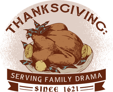 Thanksgiving Family Drama Funny Backpack