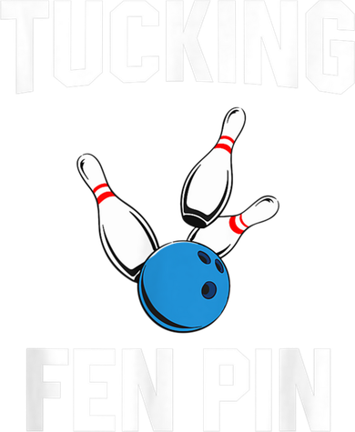 Tucking Fen Pin Funny Bowling Women's Hoodie