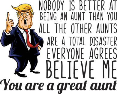 Your A Great Aunt Donald Trump Bucket Hat