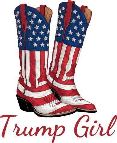 Trump Girl American Flag Conservative Vote Trump Republican Cowgirl Trump Girl Beanie