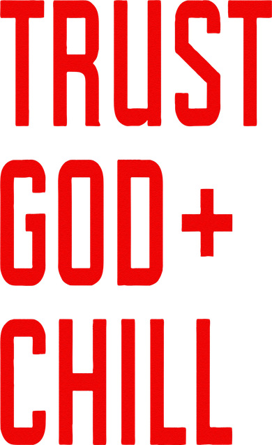 Trust God Chill Funny Christian Kids Long Sleeve Shirt