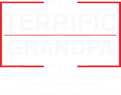 Terrific Grandpa Funny Donald Trump Campaign Style Toddler T-Shirt