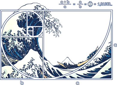 The Great Fibonacci Wave Doggie Tank