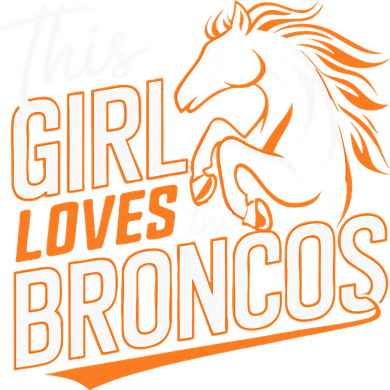 This Girl Loves The Broncos Toddler Sweatshirt