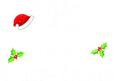 This Girl Loves Christmas Cute Kids T-Shirt