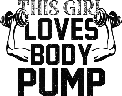 This Girl Love Body Pump Women Funny Weightlifting Kids T-Shirt