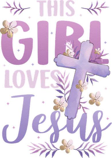 This Girl Loves Jesus Cute Christian Girl Jesus Apron