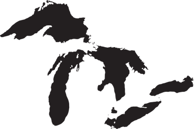 The Great Lakes Detroit Michigan T Women's Hoodie