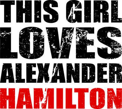 This Girl Loves Alexander Hamilton Kids T-Shirt