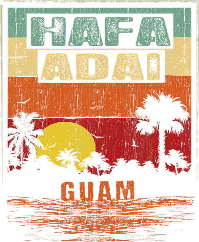 Tropical Guam Seal Hafa Adai Guam Women's T-Shirt