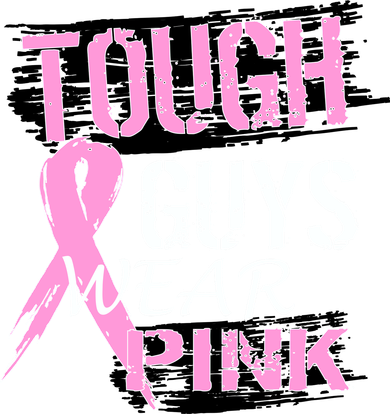 Tough Guys Wear Pink Cancer Toddler T-Shirt