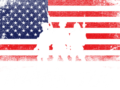 Thank You USA Troops Button