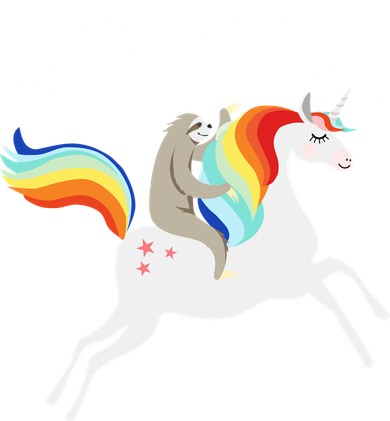 To The Disco Funny Sloth Unicorn Hoodie