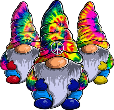 Three Hippie Gnomes Peace Gnome Funny Retro Tie Diy Design Toddler T-Shirt