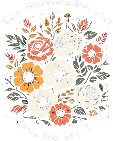 The Horrors Persist But So Do I Humor Funny Flower Kids Hoodie