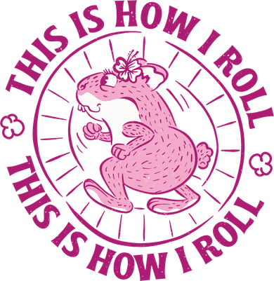This Is How I Roll Hamster Kids Hoodie