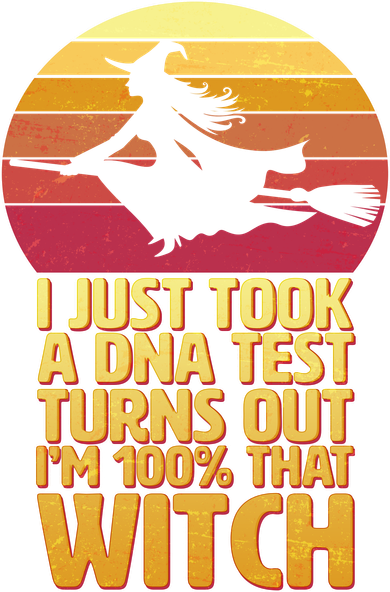I'm 100 That Witch DNA Test Funny Halloween Doddie Hoodie