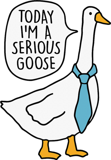 Today IM A Serious Goose Kids Sweatshirt