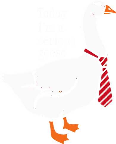 Today IM A Serious Goose Funny Cute Goose Coaster