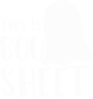 This Is Boo Sheet Ghost Retro Halloween Costume Button