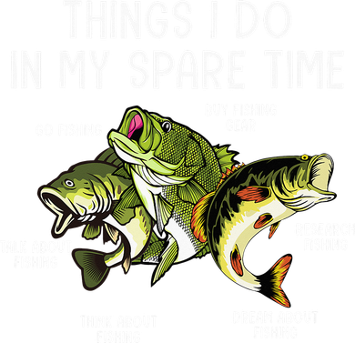 Things I Do In My Spare Time Go Fishing Buy Fishing Lovers Backpack