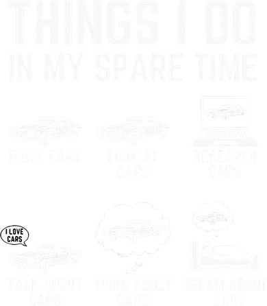 Things I Do In My Spare Time Funny Car Guy Car Enthusiast Bucket Hat