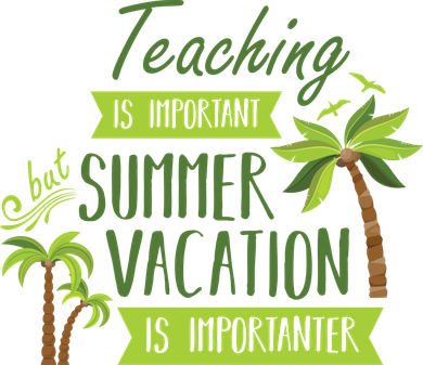 Teaching Is Important But Summer Vacation Is Importanter Women's Long Sleeve Shirt