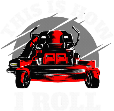 This Is How I Roll Zero Turn Riding Lawn Mower Image Tote Bag