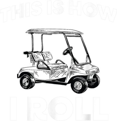 This Is How I Roll Golf Cart Kids Sweatshirt