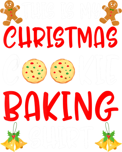 This Is My Christmas Cookie Baking Shirt Baby Bodysuit