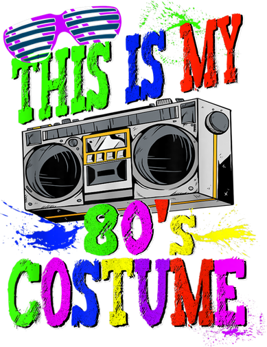This Is My 80s Costume 80s Party Bucket Hat