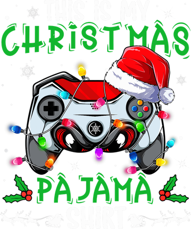This Is My Christmas Pajama Video Game Gamer Boy Teens Women's Hoodie