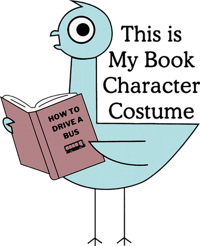 This Is My Book Character Costume Pigeon Reading Sweatshirt