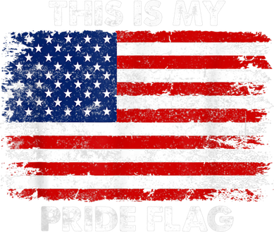 This Is My Pride Flag USA American Hooded Wearable Blanket
