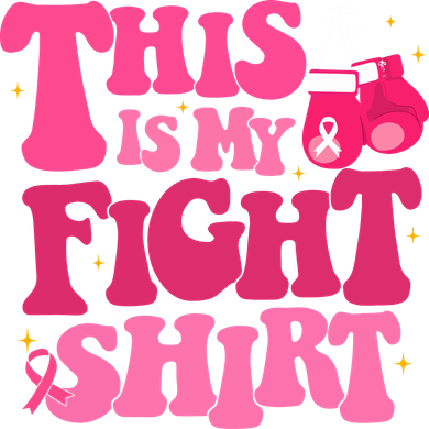 This Is My Fight Breast Cancer Ribbon Support Santa Hat