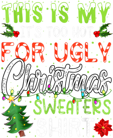 This Is My It's Too Hot For Ugly Christmas Sweaters Women's Dry Zone Grid Polo