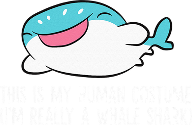 This Is My Human Costume I'm Really A Whale Shark Women's Long Sleeve Shirt