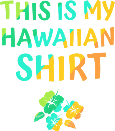 This Is My Hawaiian Tropical Luau Costume Party Hawaii Women's Tank Top