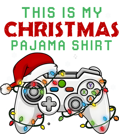 This Is My Christmas Pajama Video Game Controller Pajama Set