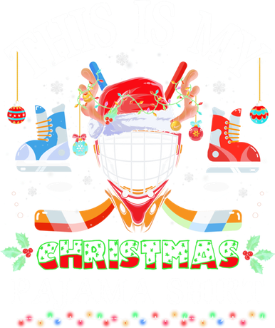 This Is My Christmas Pajama For Hockey Lover Cool Gift Hat